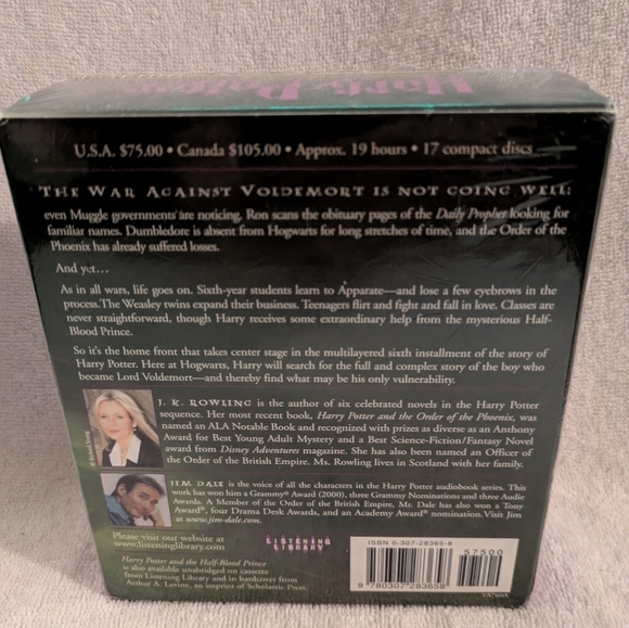 Harry Potter and the Half-Blood Prince Audiobook Sealed - Picture 4 of 7